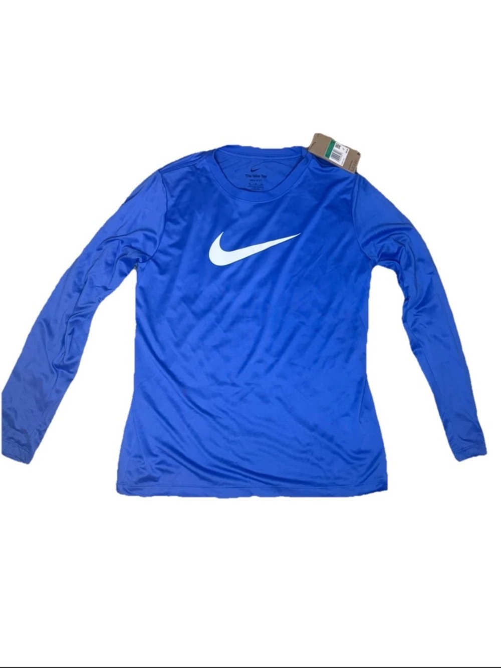 Youth XL Nike Long Sleeve Legend Drift Training Blue Shirt NWT